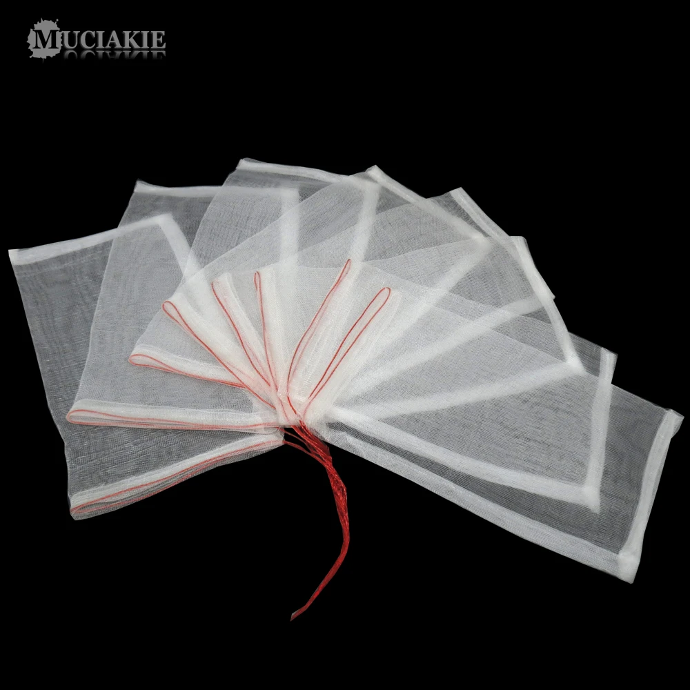 5PCS 25x15cm Nylon Netting White Fabric Grow Bags Mesh Net Garden Plants Fruit Protection Bag Anti Brid Drawstring | Дом и сад