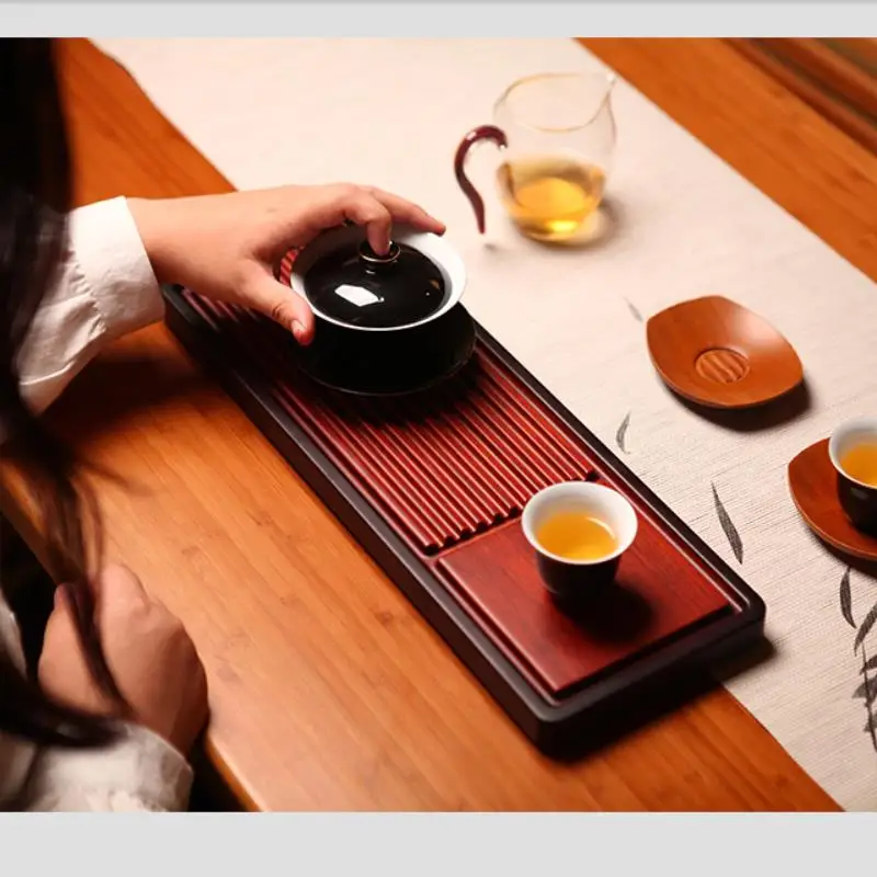 Большой бамбуковый поднос для чая King Tea Mall Gu Qin китайского Gongfu Chadao доски блюдца