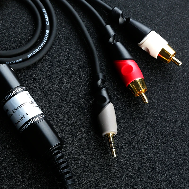 Soundking профессиональный аудио кабель от 2rca до 3 5 мм шумоподавитель папа для