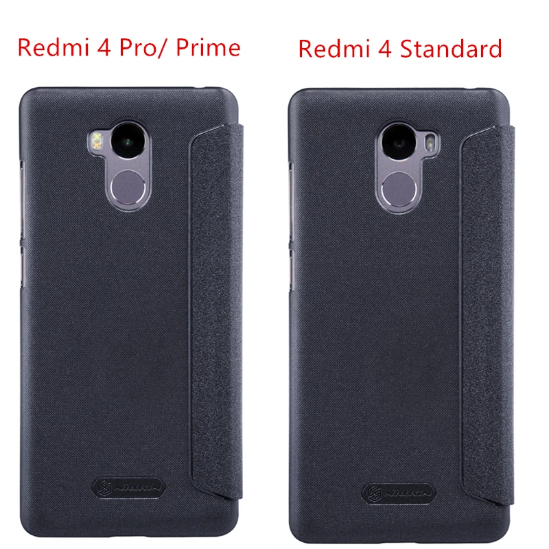 Для Xiaomi Redmi 4 Стандартный/Redmi Prime Pro Чехол Оригинальный Nillkin Флип чехол для телефона
