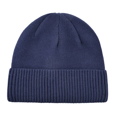 Blue Hat Шапка зимняя Мужская теплая шапка сплошной цвет вязаная шапка и шарф для женщин добавить бархат вязание унисекс шапки Установить - Цвет: Blue Hat