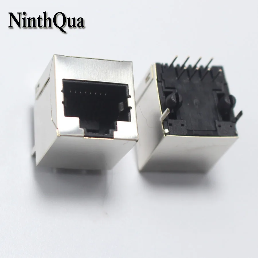 2 шт. RJ45 5524 сетевой разъем 8P8C модульный PCB 8P вертикальный LAN адаптер 5224 8p8c DIP