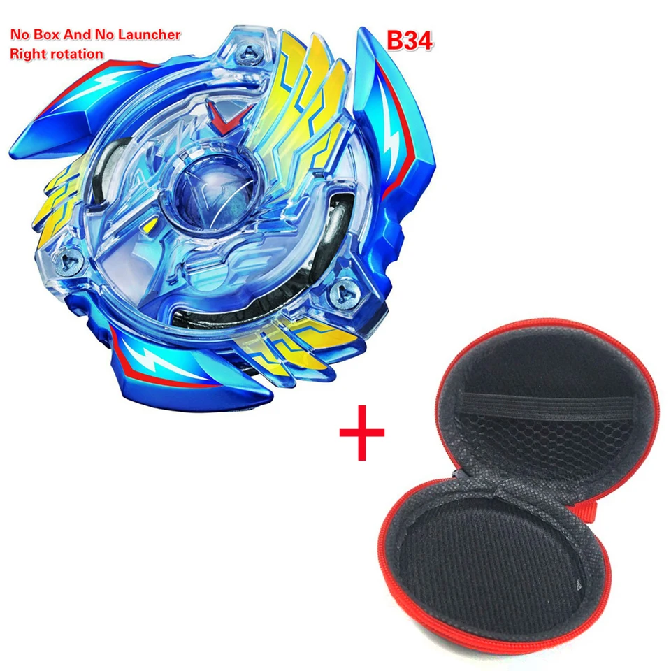 B34 No launcher TAKARA TOMY Beyblade Burst B-144 B-139 B-133 B-131 игрушки с пусковым устройством металлическое лезвие Fusion Бог Прядильный механизм лезвия - Цвет: B34 No launcher