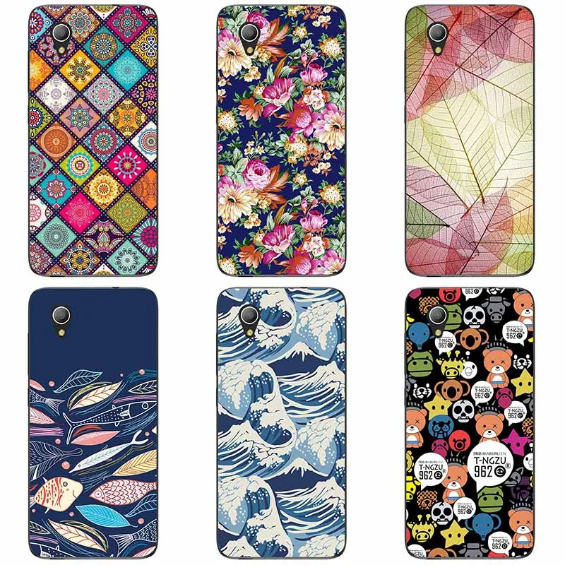 For Alcatel 1 5033D Case Soft Silicone Back Cover Painting Abstract TPU Coque Cases Patterned Shell |