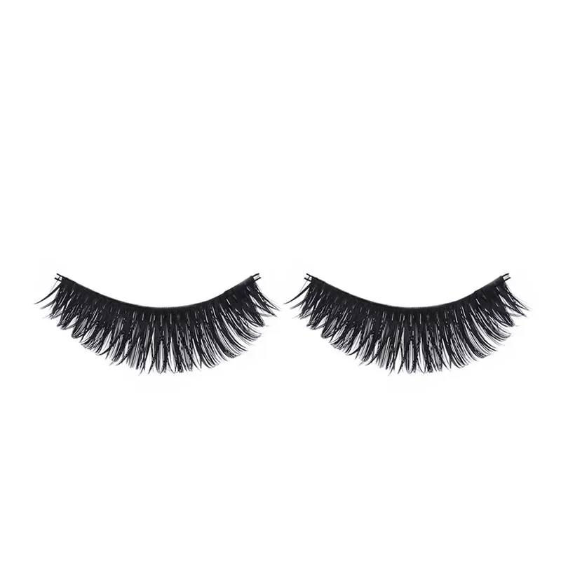10 пар сексуальных модных женских чисто ручных Черные Накладные ресницы толстые