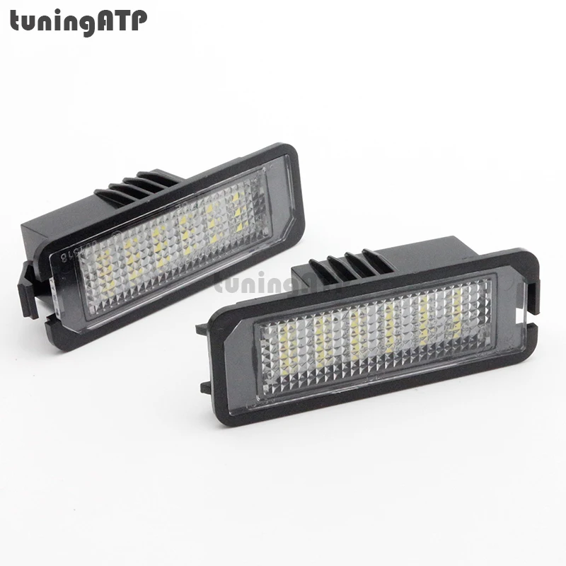 

Bright White SMD LED Number License Plate Light Lamps For SKODA Superb B6 Sedan