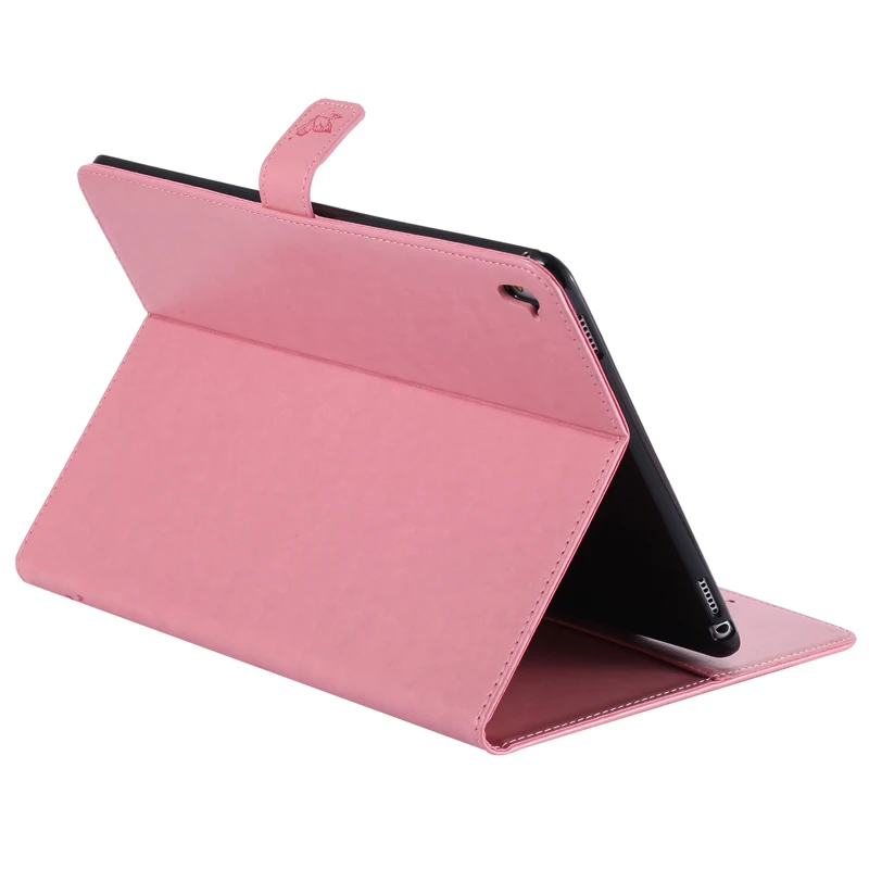 Милый кошелек из тисненой кожи с кошкой и деревом Магнитный Флип-кейс для