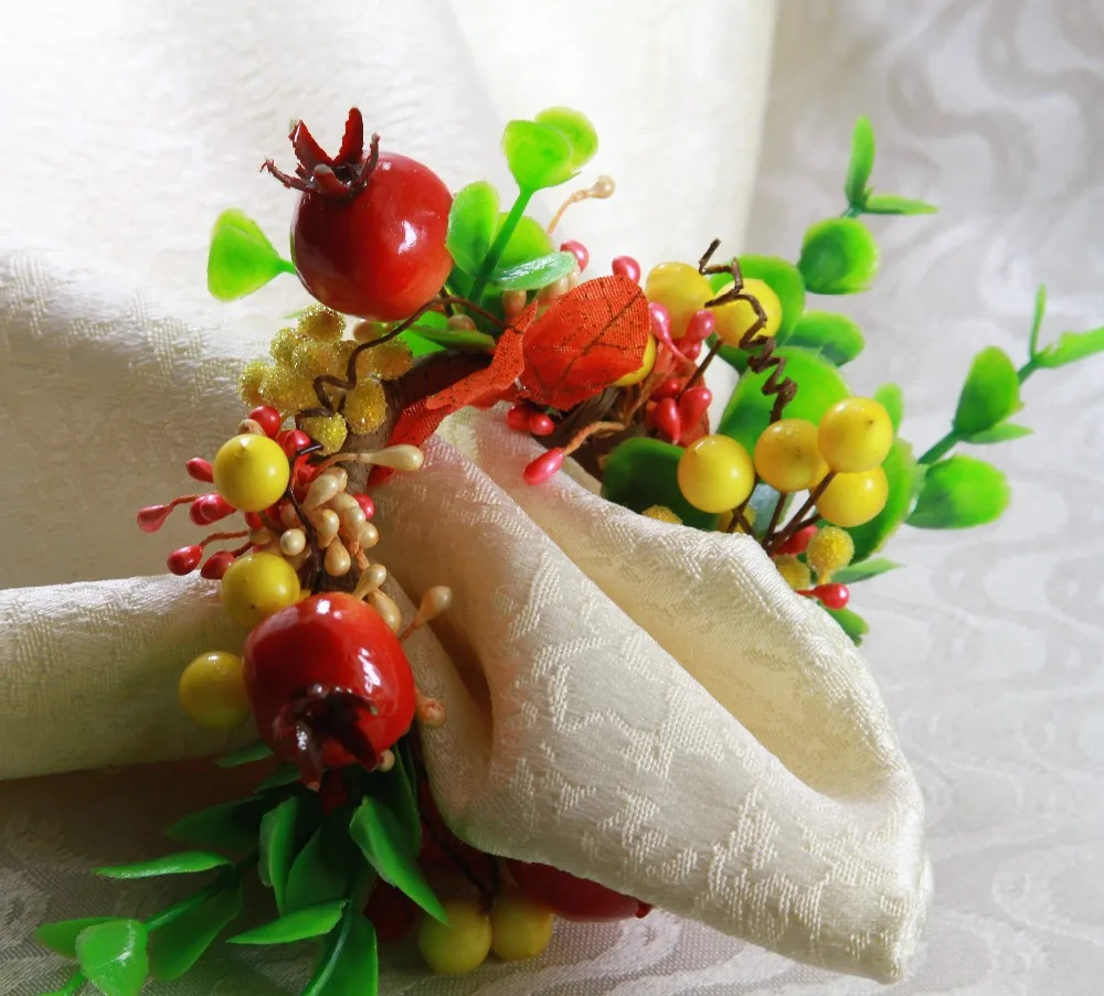 Цена Бесплатная доставка, Рождественское украшение, кольцо для салфеток, держатель для салфеток для свадьбы