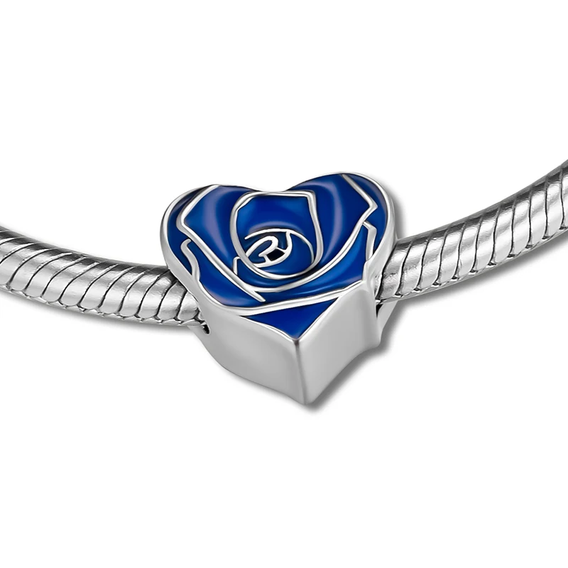Подходит для браслетов Pandora с подвесками бусины в виде Зачарованного сердца