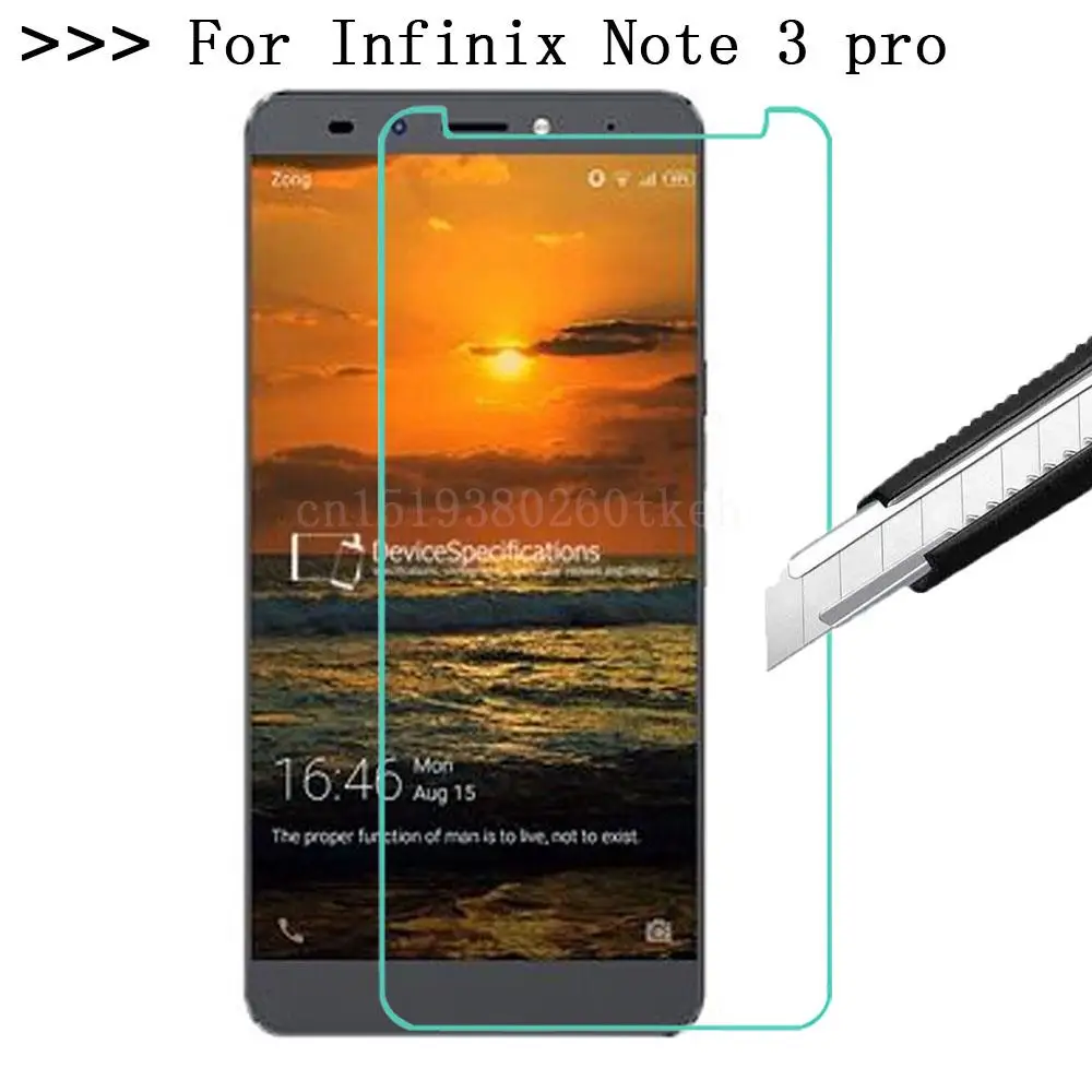 Закаленное стекло 9H для смартфона Infinix Note 3 pro Zero 4 + Hot lite S Взрывозащищенная