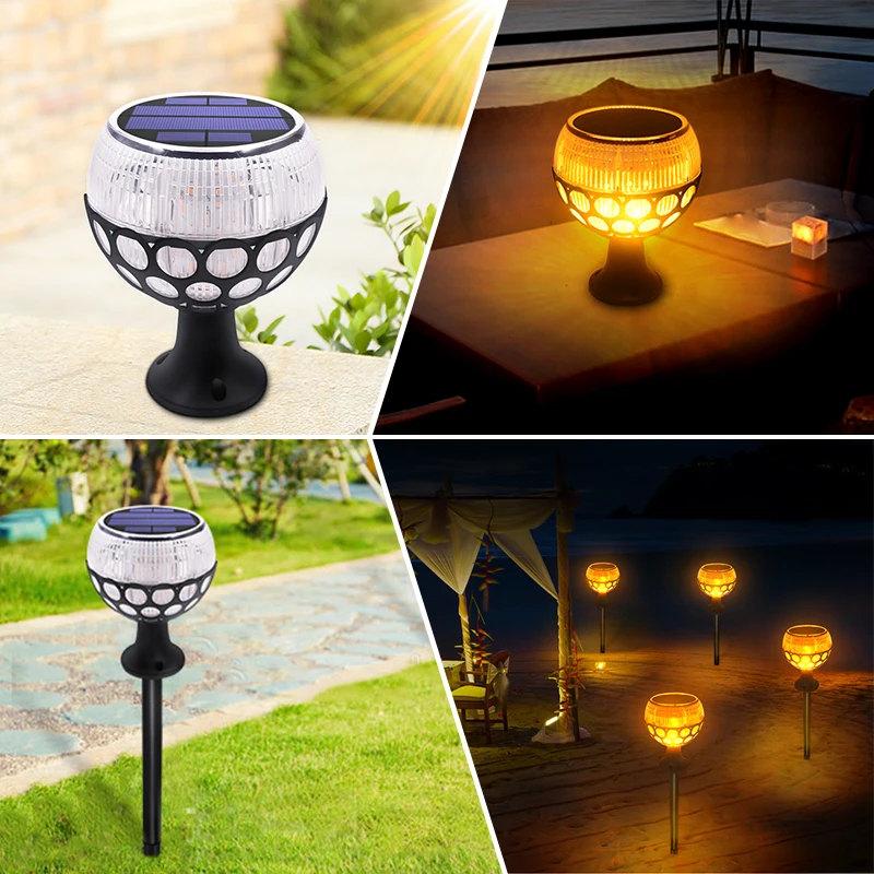 Солнечный фонарь освещение для танцев 96 LED Мерцающая лампа водонепроницаемый