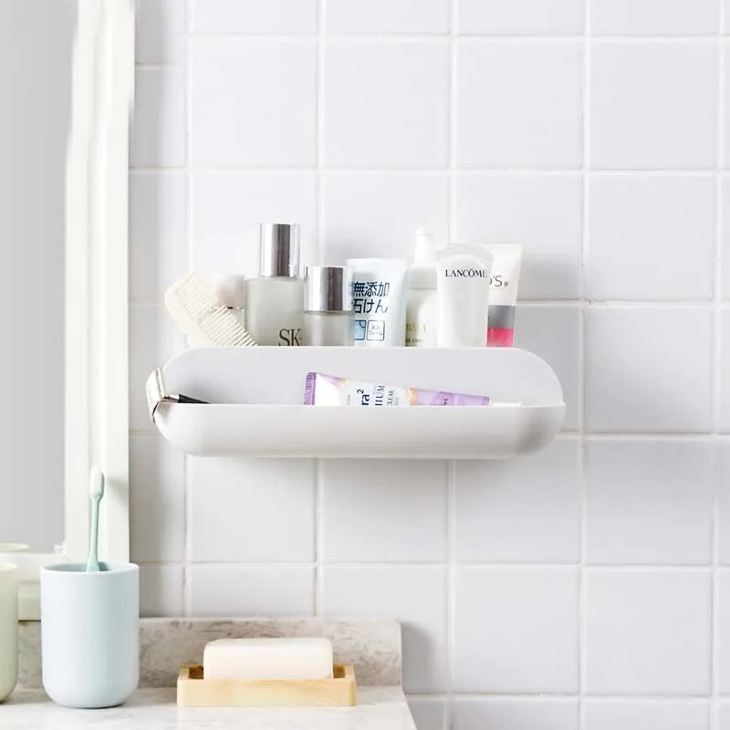 

hs040 Magic stick wall seamless type rack storage rack 30*12.9*8cm