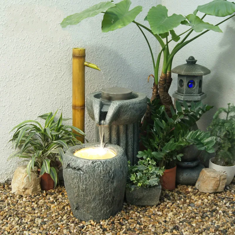 Фонтан Пейзаж офис украшения сад дизайн Аквариум воды Diy декоративные украшения
