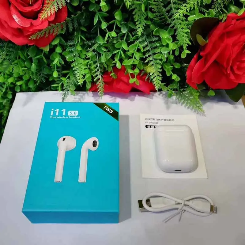 2019 Оригинал i11 tws 1:1 мини беспроводной bluetooth 5 0 супер 3D стереонаушники бас для всех