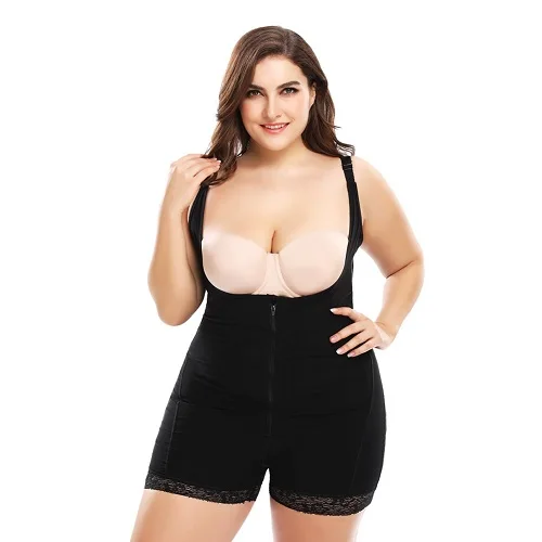 Body shaper Женский обтягивающий, утягивающий плюс размер пояс облегающие Утягивающие трусы с завышенной талией нижнее бельё для девочек увеличивающая подкладка для ягодиц живот редуктор - Цвет: Черный