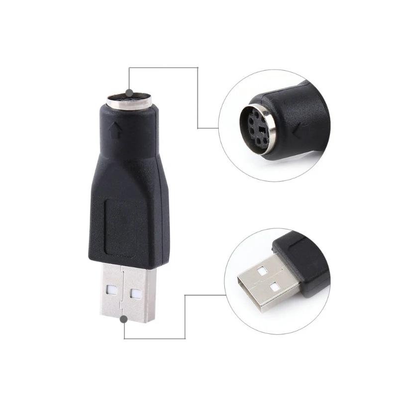 Адаптер kebidu для клавиатуры с USB папа на PS/2 мама конвертер коннектор ПК Sony PlayStation2 ps2