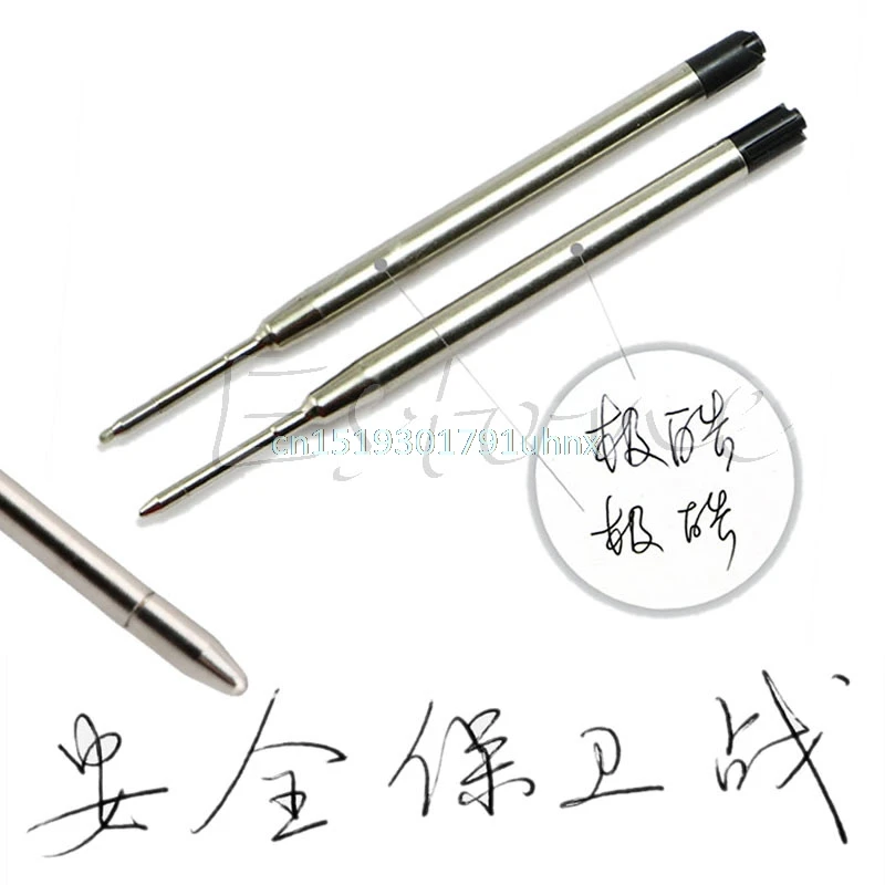 10 шт. стержни для ручек с черными чернилами 1 мм|pen refills|black inkball point pen refill |