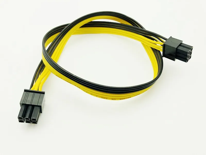 Кабель адаптер 50 см от 6P до 18AWG провод линия графика удлинитель сервер плата