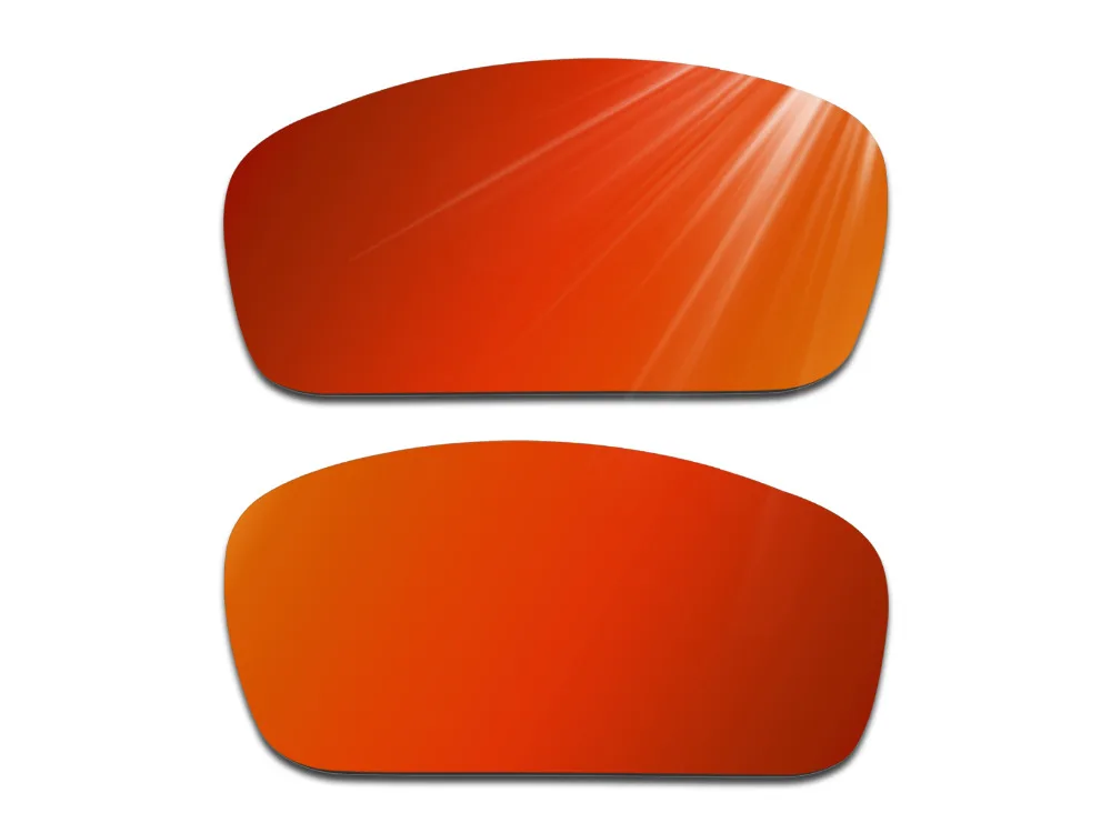 2 пары поляризованных солнцезащитных очков Glintbay Сменные линзы для Oakley Monster Pup Fire Red