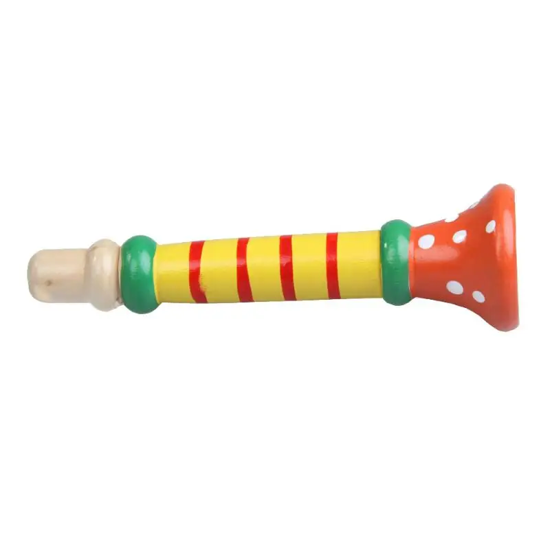Деревянная труба Buglet Hooter Bugle Toys дети красочные трубы Toy Дети музыкальный