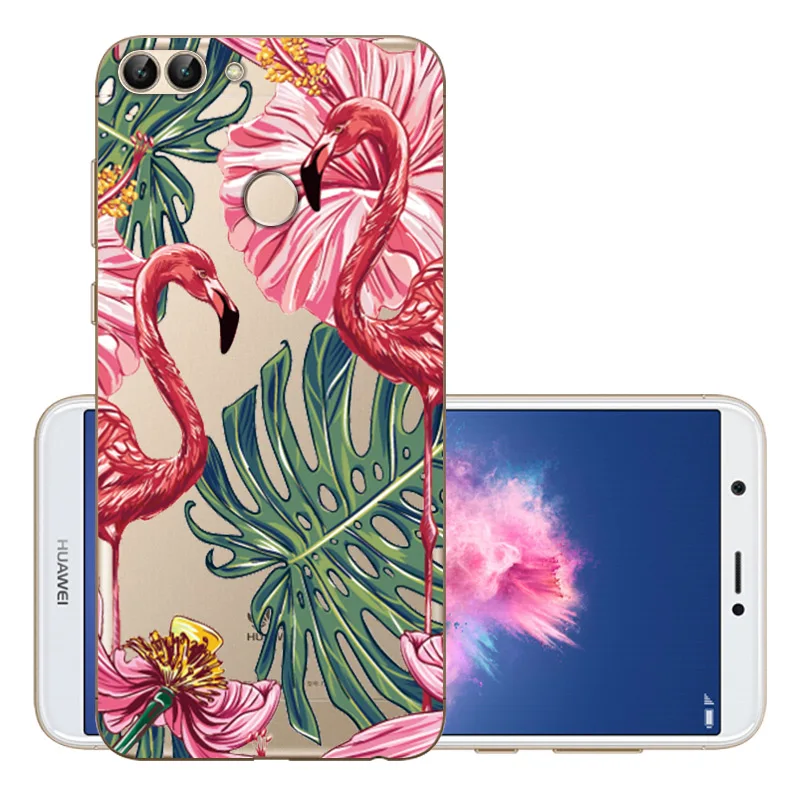 HLH CROWNPRO для huawei P умный чехол, Мягкий ТПУ силиконовый чехол, P умный чехол, чехол для телефона для Coque huawei P Smart Capa Enjoy 7S - Цвет: HLH