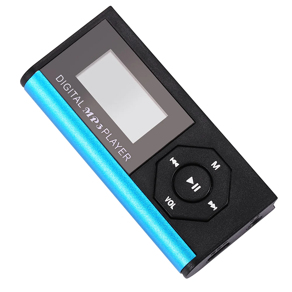 Модные ЖК дисплей Экран Металл Мини Clip наушников usb кабель с 432SD карты MP3 музыка