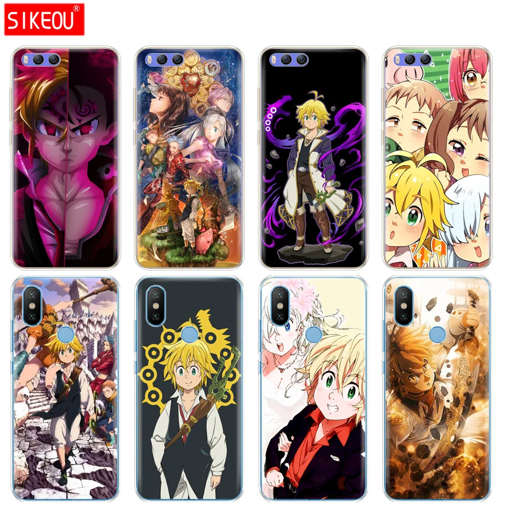 Силиконовый чехол для Xiaomi Mi A1 A2 5 5S 5X 6 Mi5 MI6 NOTE 3 MAX Mix 2 2S Nanatsu no Taizai 7 Seven Deadly Sin|Бамперы| |