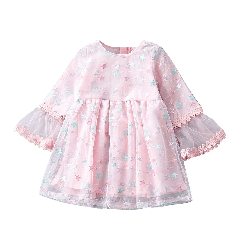 0-6 years High quality girl dress 2019 new spring casual party chiffon lace mesh kid children clothing princess dresses | Детская одежда