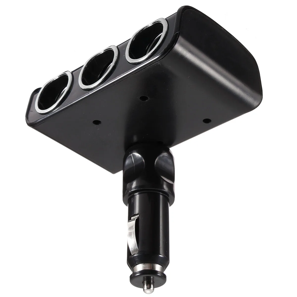 DC 12V/24V Triple 3 Way Splitter Car Truck Cigarette Lighter Socket Power Adapter Charger Power Adapter Accessories