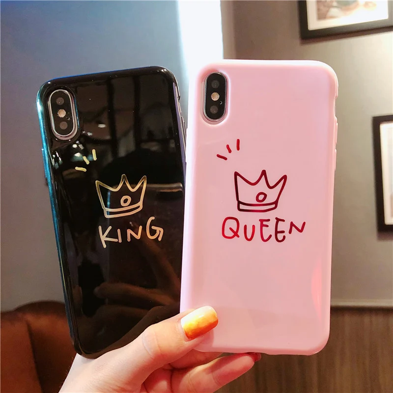 Lovebay чехол для телефона iPhone 6 6s 7 8 Plus X XR XS Max Модный мягкий из ТПУ с рисунком короны