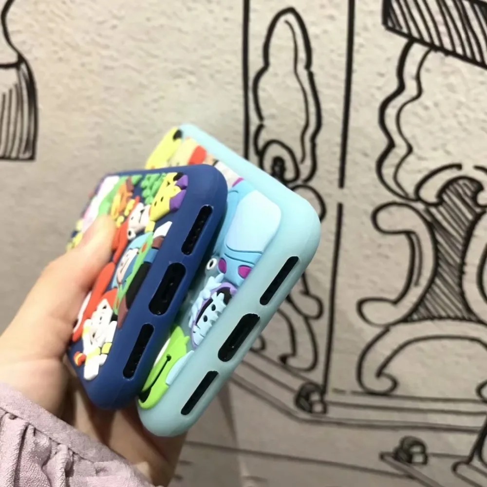 ORYKSZ для iphone X XS XR MAX случае Винтаж мультфильм шаблон телефона силиконовые мягкие