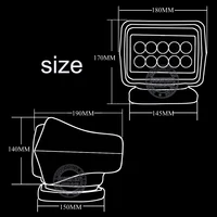 Светодиодный магнитный прожектор, крепится на любое нужное место на авто и не только#2