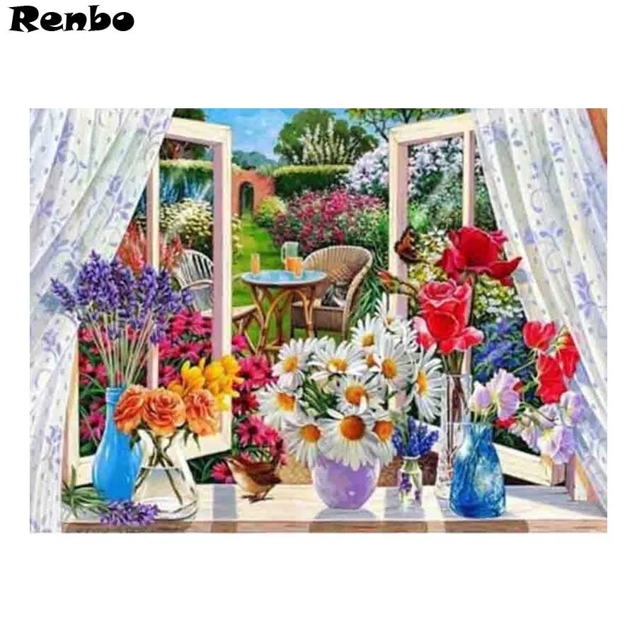 

Алмазная 5D Вышивка «сделай сам», квадратные наборы для вышивки крестиком, кристальная мозаика, алмазная живопись, наклейка на стену с цвета...