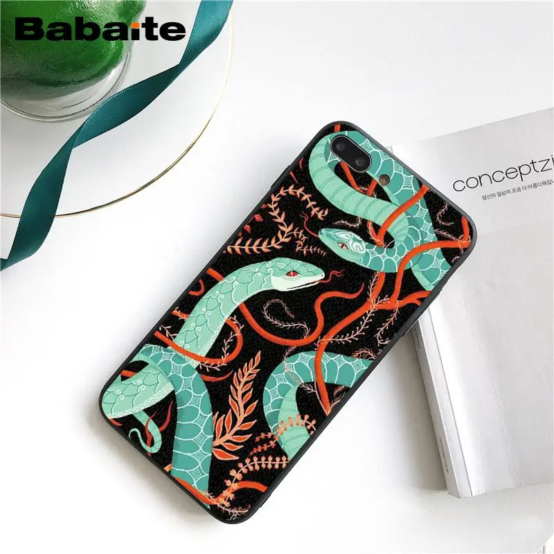 A5 Babaite ручная змея Цветок змея картина чехол для телефона для iphone 11 Pro 11Pro Max 8 7 6 6S Plus X XS MAX 5 5S SE XR - Цвет: A5
