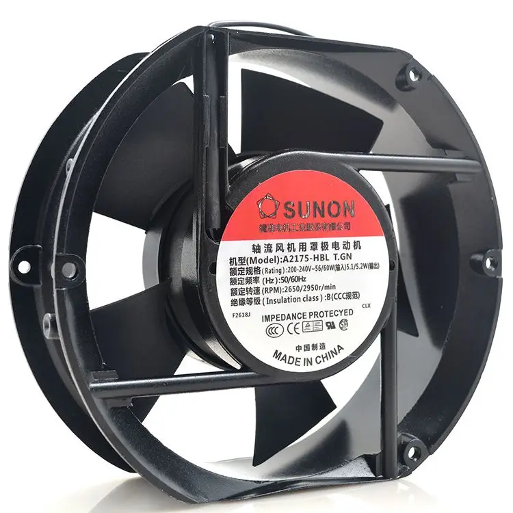 Новинка, Φ T.GN 220V 17251 172*150*51 мм, охлаждающий вентилятор для Sunon