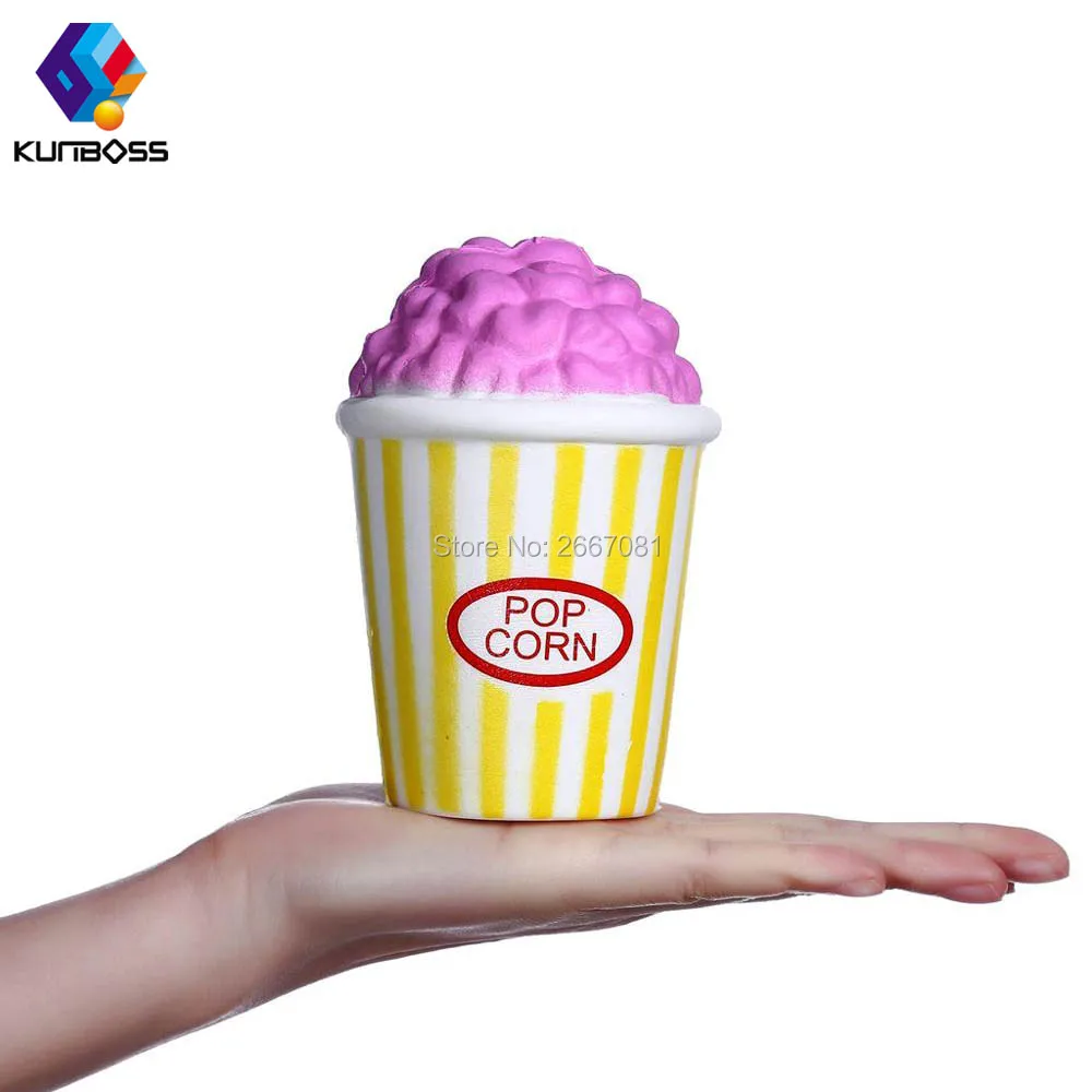 2018 Лидер продаж KunBoss 11 см мягкими ПУ анти стресс мягкой Squeeze стресса Kawaii попкорн