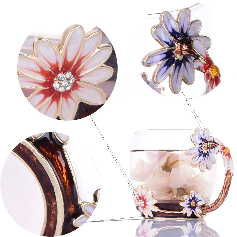 Новая цветная эмалированная стеклянная чашка для чая кофе сока кружка воды