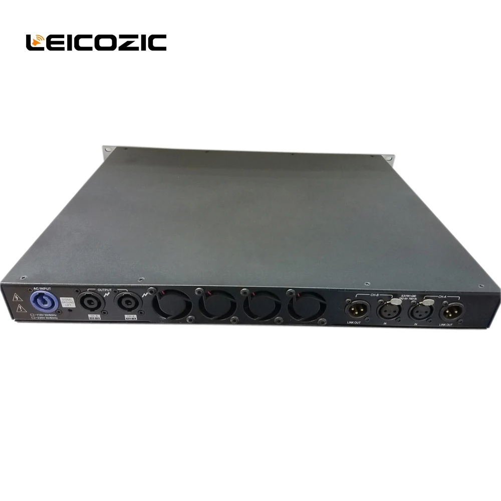Leicozic 2x900 Вт усилитель 1U DJ профессиональный домашний аудио цифровой стерео 2-канальный усилитель мощности TOURING PRO POWER APMS