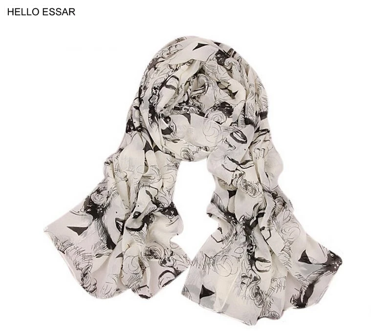 

Женские шарфы Монро Мэрилин, модная новинка 160*65 см, шифоновый тонкий шарф, шали, лучший подарок, ювелирные изделия 22001