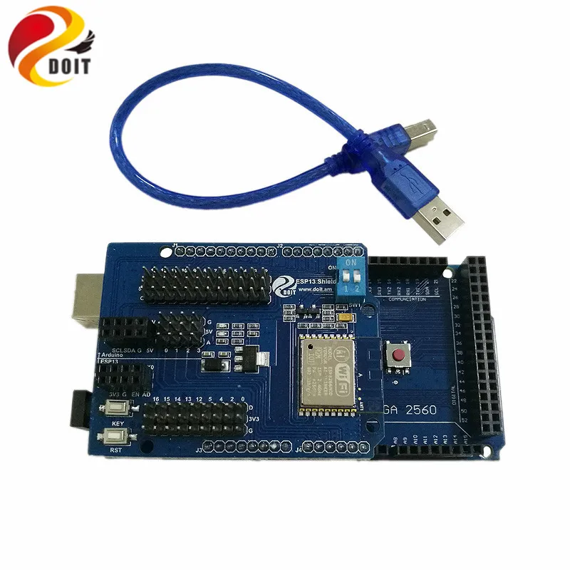 Wi Fi веб сервер набор щита с 2560 + ESP8266 серийный WiFi щит доска для самостоятельного