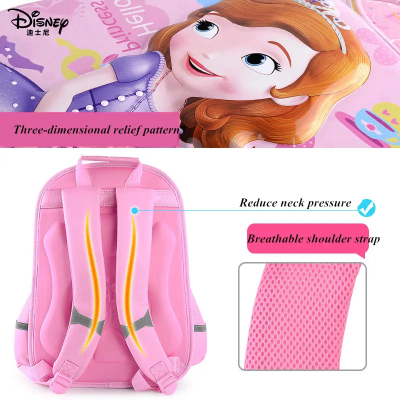 Водонепроницаемый рюкзак для школьных книг Disney Princess Sofia ранец учеников