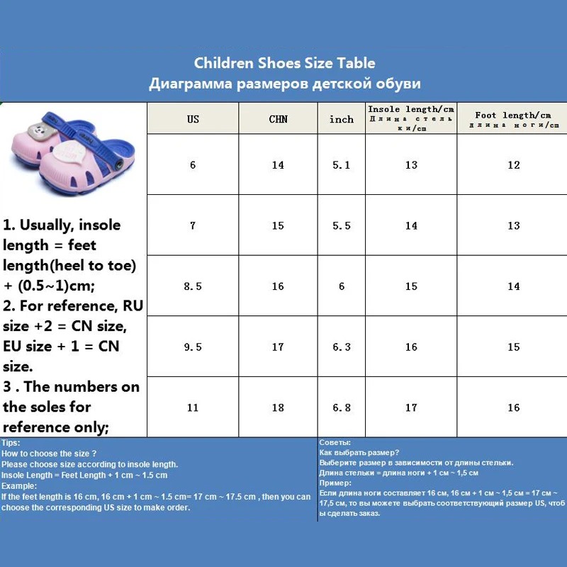 Детские сабо летняя пляжная обувь для девочек сандалии Симпатичные с животными
