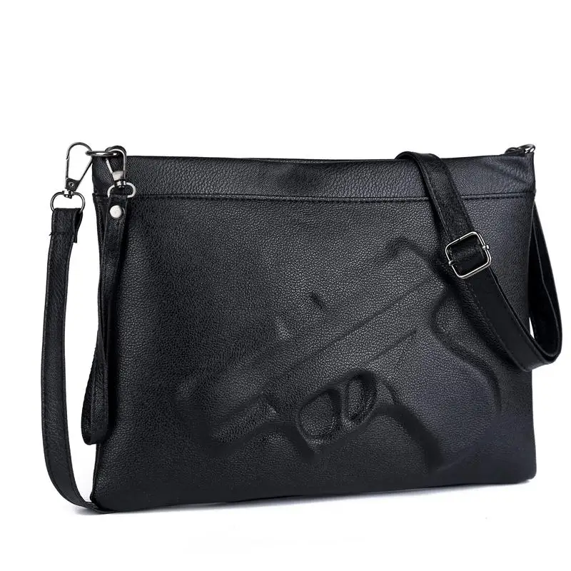 Женские сумки мессенджеры с 3D принтом сумка пистолет дизайнерская для