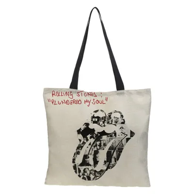 Big mouth hot-selling printing Women Tote Bags Linen Reusable Shopping Bag Shoulder Bags sac a main ladies handbag - Color: 02