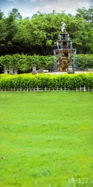 photography studio backdrop green grassland statue fountain nature wedding backdrops backgrounds | Backgrounds