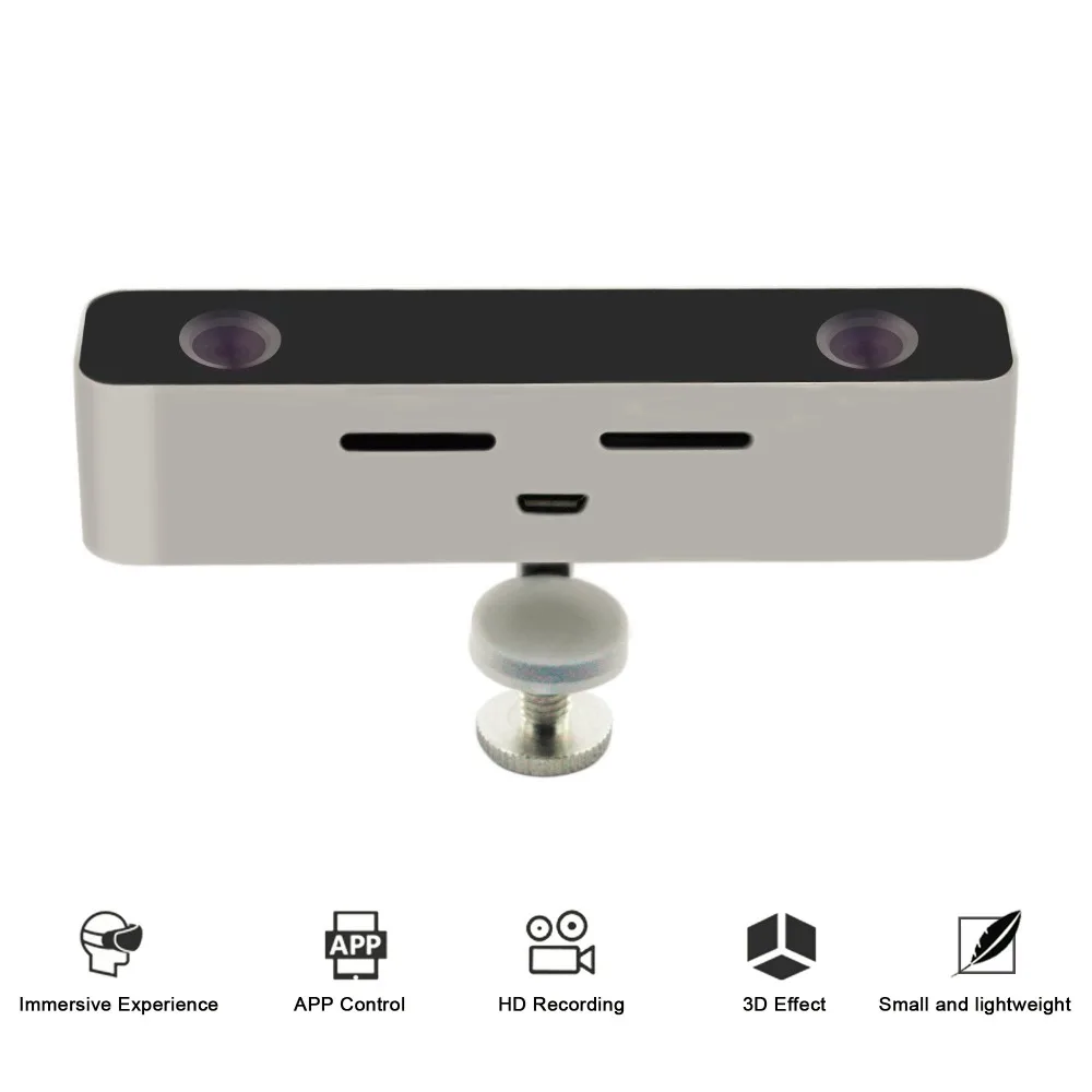 SVPRO видео Камера Широкий формат виртуальной реальности Двойной объектив HD стерео