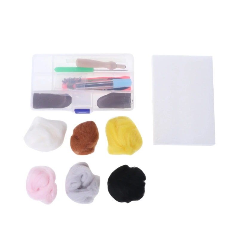 15 шт./компл. 6 цветов коврик швейная инструмент для валяния из шерстяного фетра с Иглы ремесла Сделай Сам искусства