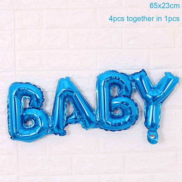 Baby Balloon Йориу его мальчик вечерние латексные конфетти для воздушного шара 1-й День рождения украшения для детской вечеринки - Цвет: Baby Balloon