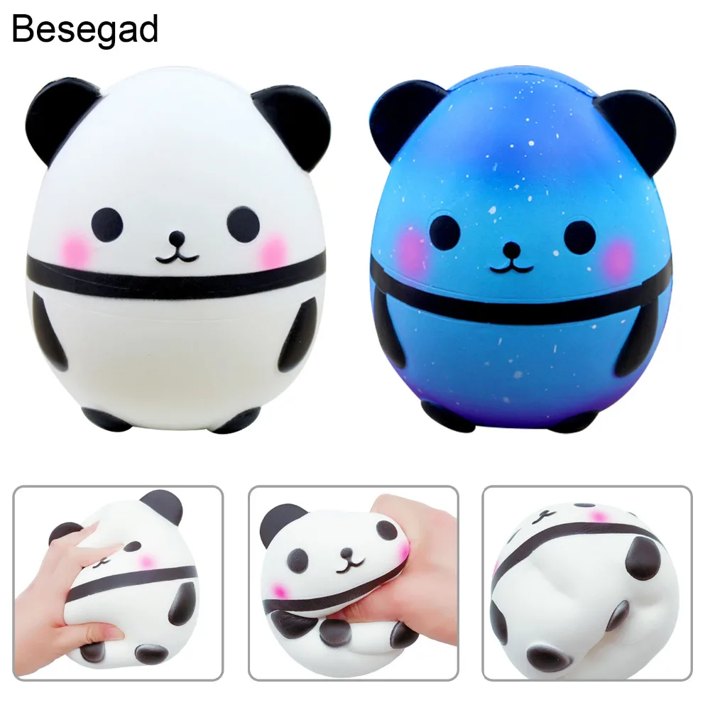 Besegad Jumbo 15 см большая мягкая Милая Панда Мягкая игрушка медленно восстанавливает