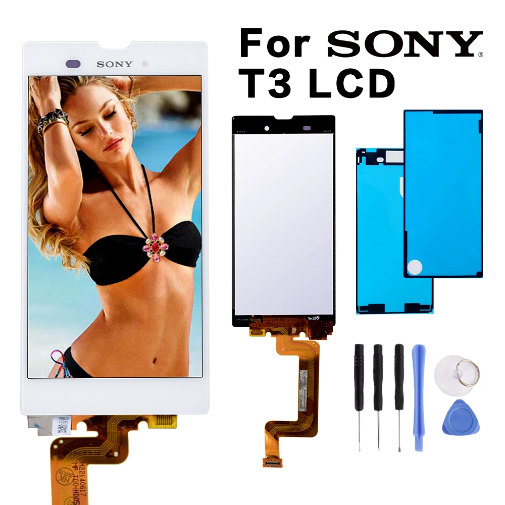 Оригинальный дисплей 5 3 дюйма для SONY Xperia T3 M50W D5103 сенсорный экран дигитайзер Sony
